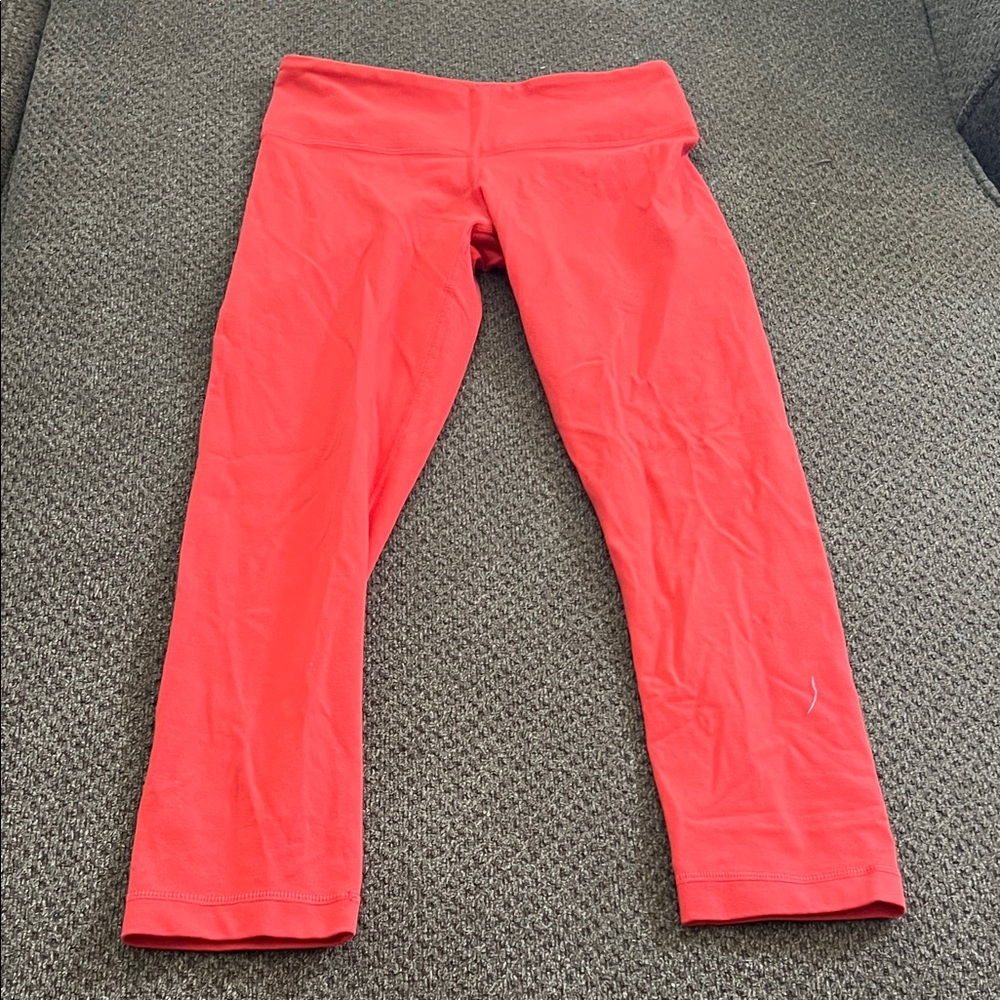 Lululemon Athletica Red Capris